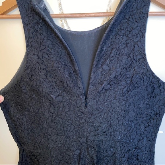 BANANA Republic black lace, tiered skirt dress - Picture 2 of 5